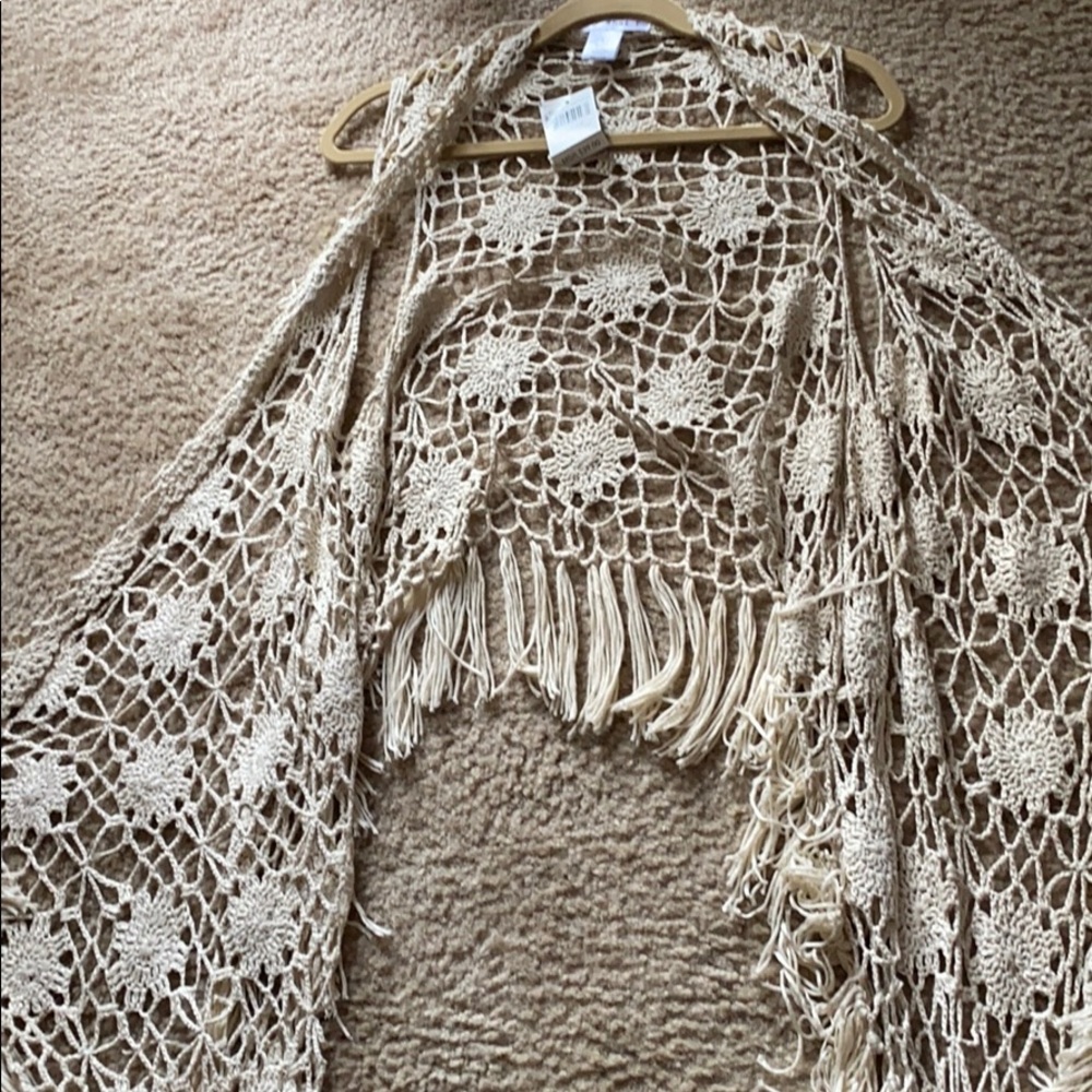 Say What Knitted Vest/Wrap
